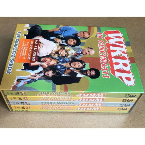 WKRP in Cincinnati: The Complete Series 1-4 (DVD, 2014, 13-Disc Set) Region 1