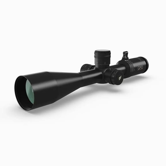 GPO GPOTAC 4.5-27x50i FFP Riflescope, PLRi Reticle, Zero-Stop Locking Turrets, 34mm Tube, DoubleHD Lenses, GPObright Coatings (RS672)