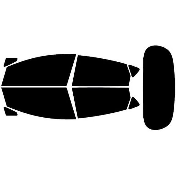 Rvinyl Car Window Pre Cut Tint Film Kit Complete 5% Fits Ford Fiesta 2011-2019 Hatchback