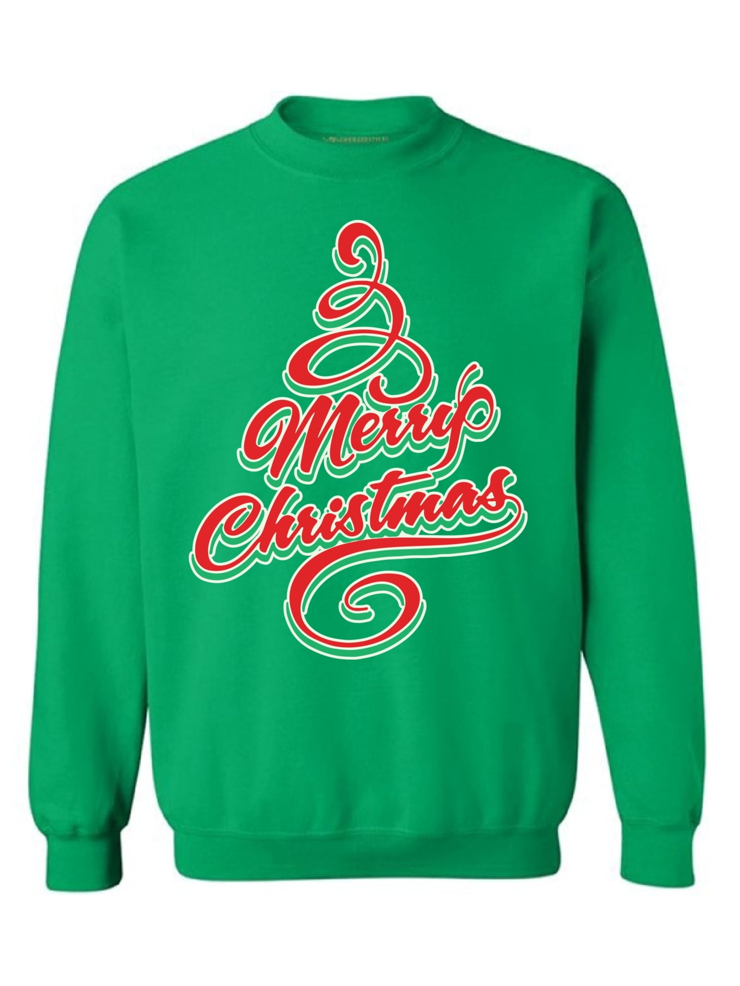 Awkward Styles Merry Christmas Holiday Sweatshirt Christmas Tree ...