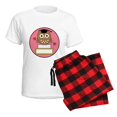 thumbnail image 5 of CafePress - Graduation Owl Pajamas - Women's Short Sleeve Print T-Shirt and Pants Light Cotton Pajama Set, 5 of 7