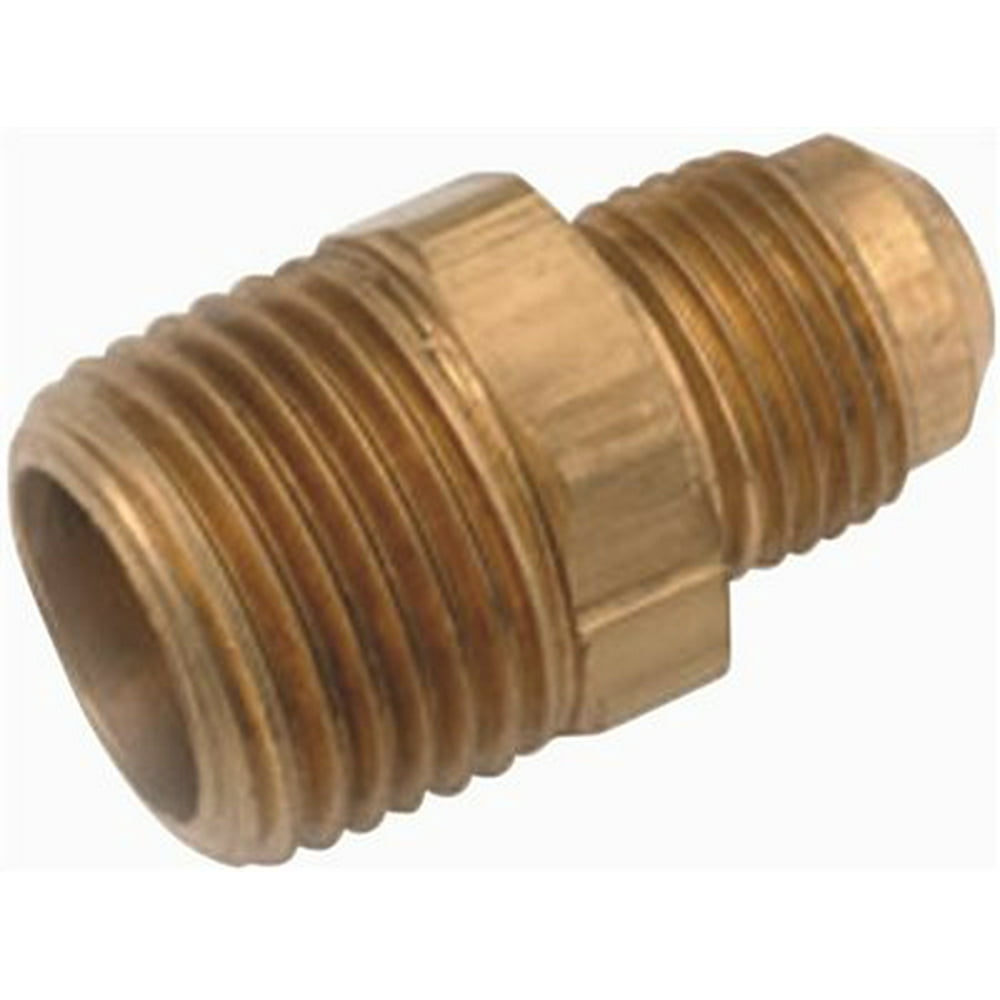 PROPLUS® BRASS FLARE CONNECTOR, 3/8 IN. X 1/2 IN. MIP per 16 Each