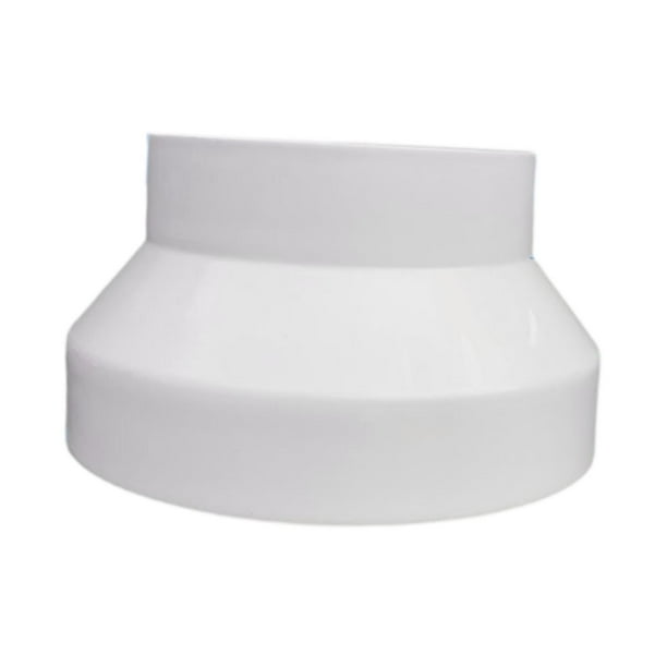 Adaptador de conducto de aire, conector de conducto, accesorios de brida, accesorio de tubería para ventilador de baño 200 mm a 150 mm