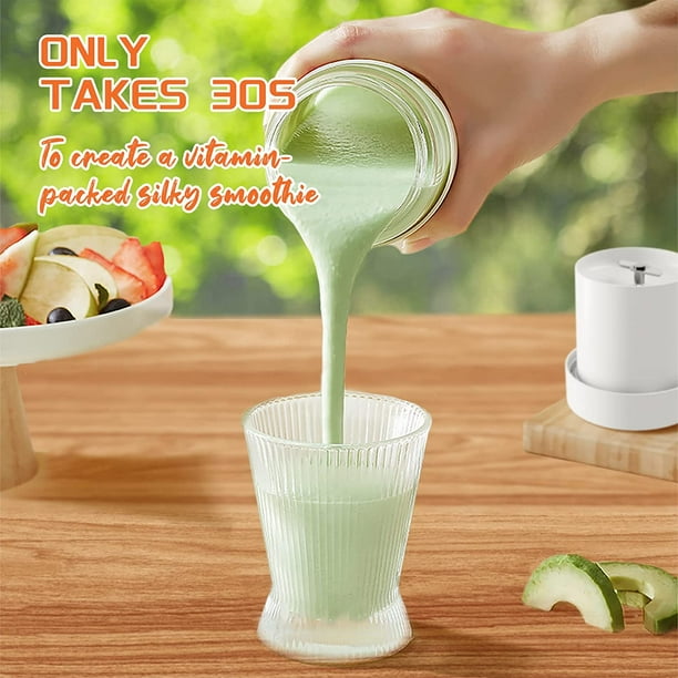 Teyjry Blend To Go Portable Blender Personal Small Blender For Shakes And Smoothies 300 Ml Fresh Juice Blender With Rechargeable Usb