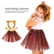 thumbnail image 3 of 1 Juego de diadema con orejas de león, cola de león, falda tutú, accesorios para disfraz de Animal Cosplay, 3 of 5