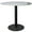 Grey, variant on LeisureMod Vail Round Dining Table 27" Wide with Sintered Stone Top and Powder-Coated Round Steel Black Base Kitchen Table, Seats 2-3 Person for Modern Home, Black