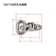thumbnail image 2 of Stainless Steel Riding Equestrian Stirrups Ergonomic Footplate Marine Accessories ,Compact Safe Design, 2 of 5