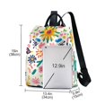 thumbnail image 3 of FORMRS Women's Travel Backpack Purse Anti-Theft Hidden Pockets Casual Shoulder Bag, Abstract Floral, 3 of 7