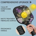 thumbnail image 4 of Pickleball Paddles Set Of 1, Fiberglass Surface, Boho Butterfly Decor, 1 Paddle, 2 Balls & Bag, 4 of 5