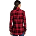thumbnail image 3 of Port Authority Women's Plaid Flannel Tunic . LW668, 3 of 3