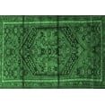 thumbnail image 1 of Ahgly Company Indoor Rectangle Persian Emerald Green Traditional Area Rugs, 7' x 9', 1 of 4