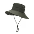 thumbnail image 4 of Fishing Hat, UPF50+ Wide Brim Sun Hat for Men Women, UV Protection Hiking Beach Bucket Hats Summer Sai Hat, 4 of 6