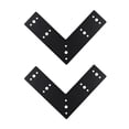 thumbnail image 1 of 10"X10" L Shape Steel Flat Bracket (2 Pc) With Coating As Mending Plate, 1 of 8