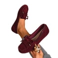 thumbnail image 6 of Willtoo Women Comfortable Work Laofers with Knot Summer Spring Fall Casual Flats Shoes, 6 of 6