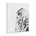 thumbnail image 2 of Stupell Industries Snow Owl White Feathers Peering Blue Eyes,24 x 30,Designed by Design Fabrikken, 2 of 5