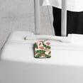 thumbnail image 5 of Square 2Pack PU Leather Watermelon Cruise Luggage Tag with Privacy Cover and Stainless Steel Ring - Suitable for Travel Handbags Backpacks Luggage Tags, 5 of 6