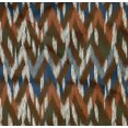 thumbnail image 4 of oneOone Organic Cotton Poplin Twill Fabric Chevron Ikat Print Fabric By Yard 42 Inch Wide, 4 of 4
