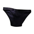 thumbnail image 2 of YWDJ Cotton Breathable Lightweight No Show Fashion Comfortable Sexy Put Together Motion Low Waisted Ventilate Solid Color Briefs Dark Blue L, 2 of 3