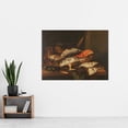 thumbnail image 2 of Van Beyeren Still Life With Fish Painting Extra Large XL Wall Art Poster Print, 2 of 3