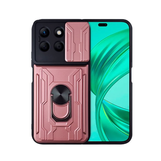 Funda Anillo y Tarjetero Card Slot para Honor X8b 4G