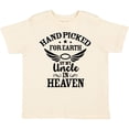 thumbnail image 3 of Inktastic Handpicked for Earth By My Uncle in Heaven with Angel Wings Boys or Girls Toddler T-Shirt, 3 of 5