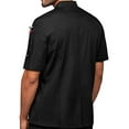 thumbnail image 4 of UA CHEF Men's Chef Coat with Mesh Side Panels (Black, L), 4 of 6