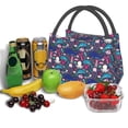 thumbnail image 6 of Vsdgher Underwater Animals Print Insulated Reusable Bags with Sturdy Zipper and Handles, Foldable Totes for Hot or Cold Food Bring or Delivery, 6 of 8
