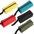 thumbnail image 1 of QJUHUNG Sac à Outils Portable en Tissu Oxford Sac de Rangement Multifonction pour Outils Matériel Mini Kit de Réparation Petit Noir, 1 of 1