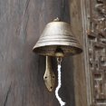 thumbnail image 3 of Timbre de hierro Metal rústico Montaje en pared Campana de puerta Timbre colgante Campana de cena clásica Carillón Decoración Baoblaze Timbre de puerta de casa, 3 of 7