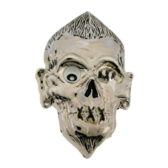 Men Belt Buckle Skull With Secret Compartment Lucky 13 Style Rocker Halloween Party Costume New