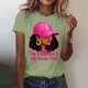 thumbnail image 1 of MHFRRA Camiseta Informal de Manga Larga con Estampado y Cuello Redondo, Sudadera deportiva, Suave, Cómoda y Moderna, Ideal para Uso Diario y Actividades de Ejercicio Ligero. Verde, 1 of 4