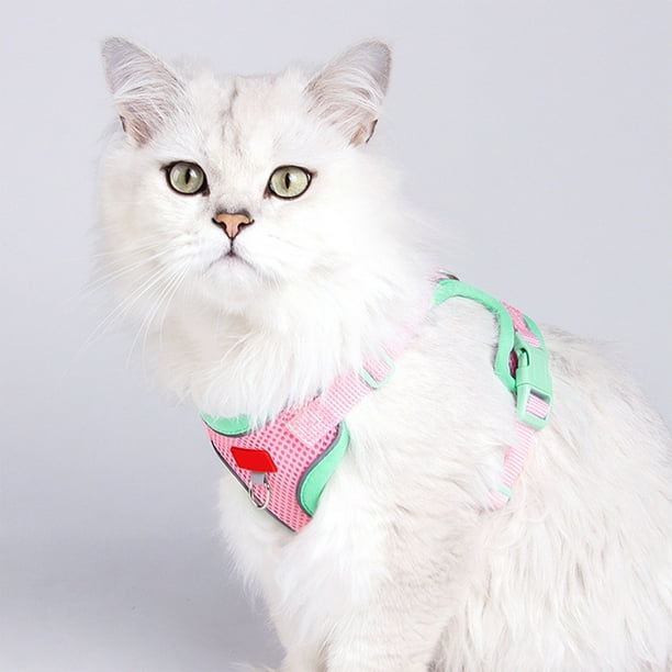 Pisexur Suministros para mascotas Correa para perros y gatos sin mangas estilo mascota reflectante y transpirable correa adecuada para gatos y perros al aire libre correaperros, gatos y animales