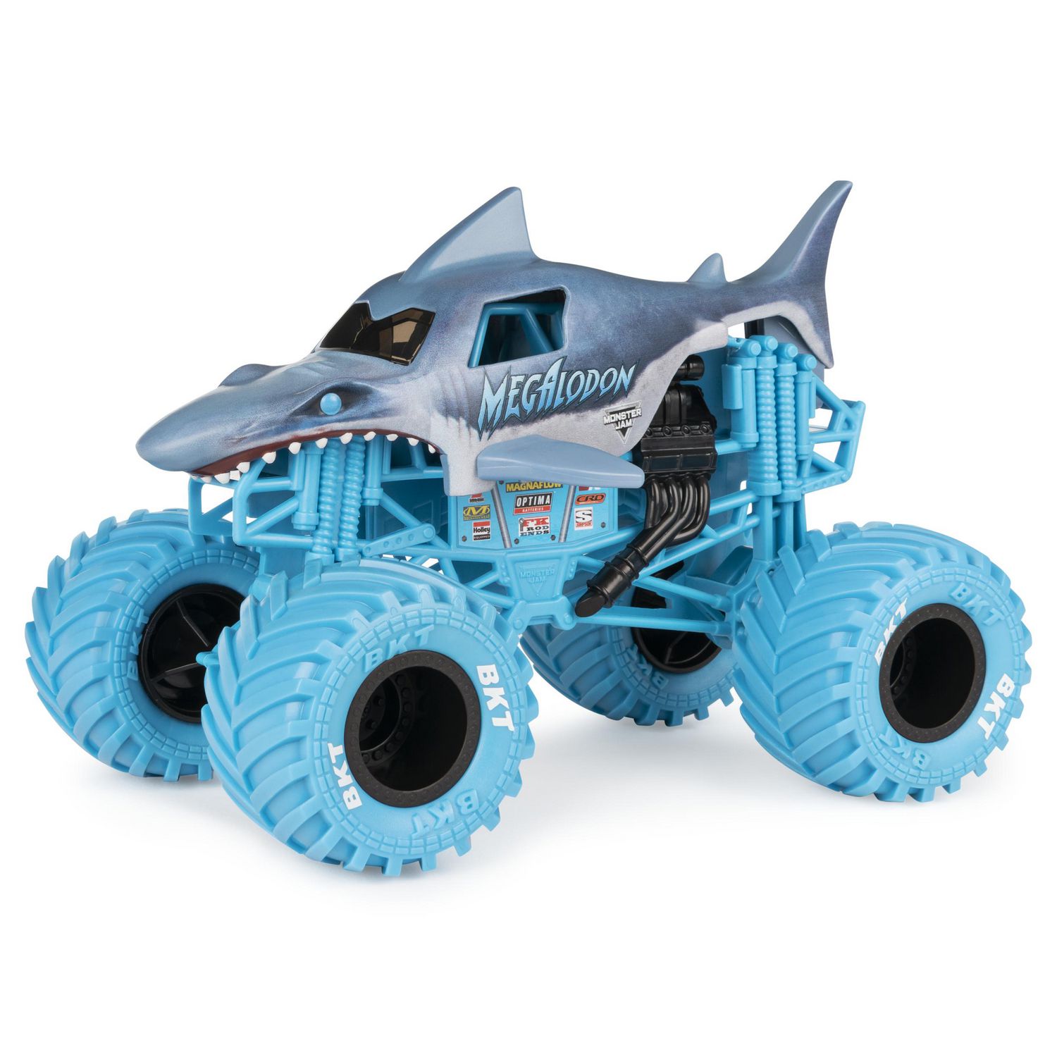 Monster Jam, Official Megalodon Monster Truck, Collector Die-Cast Vehicle, 1:24 Scale