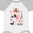 thumbnail image 4 of Inktastic Ballerina I Love Ballet Dance Girls Baby Bodysuit, 4 of 5