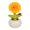 Yellow-4C-home supplies, variant on LEFTHIGH Home Yellow Resin Cactus Simulation Potted Small Fresh Home Desk Decor Car Ornament Craft Gift 6.2x3.6cm Valentine Gifts