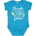 thumbnail image 3 of Inktastic Though She Be but Little She is Fierce Shakespeare Girls Baby Bodysuit, 3 of 5