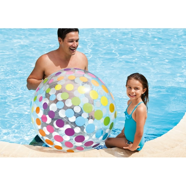Ballon de Plage Gonflable - PVC Arc-en-Ciel - Portable - Résistant