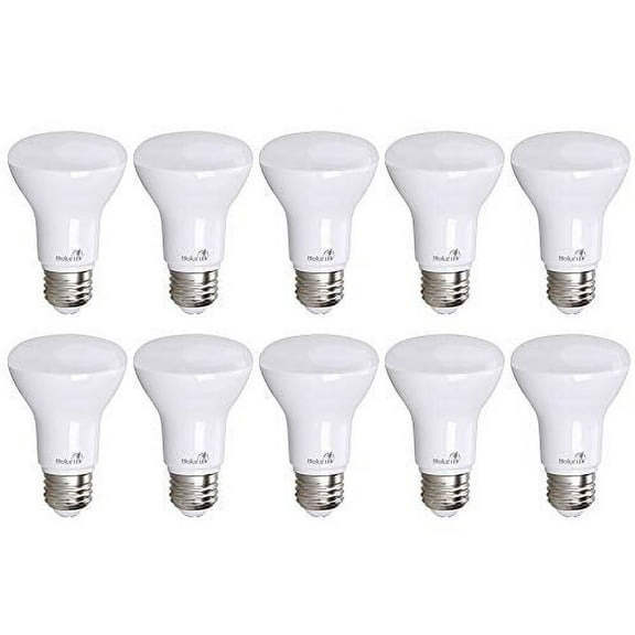 Bioluz LED BR20 LED Bulbs 50 Watt Replacement 90 CRI CEC Title 20 UL Listed Indoor Outdoor Dimmable LED Lamp