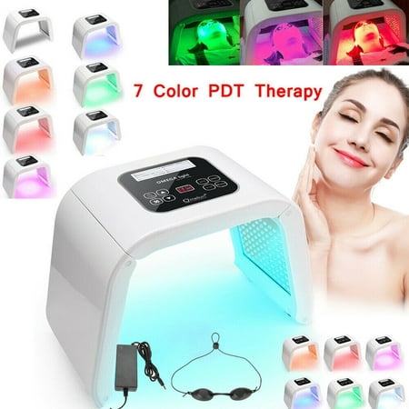 7 Color LED Photon Light Therapy Skin Care Rejuvenation PDT Anti-aging Face Body Beauty