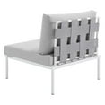 thumbnail image 5 of Side Dining Chair, Sunbrella, Aluminum, Metal, Steel, Grey Gray, Modern Contemporary Urban Design, Outdoor Patio Balcony Cafe Bistro Garden Furniture Hotel Hospitality, 5 of 8