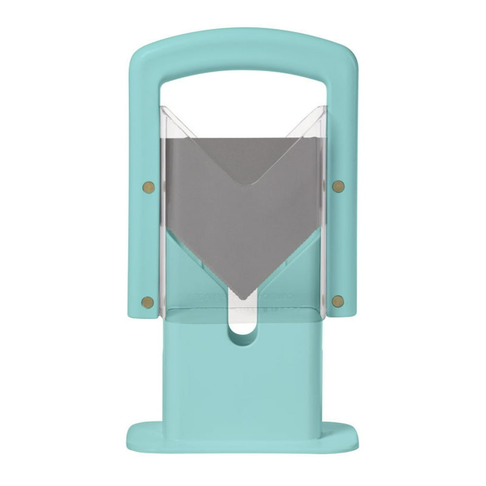 Hoan 9.25inch Bagel Guillotine Slicer in Aqua Sky Blue