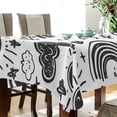 thumbnail image 4 of Yayeee Tablecloths for Rectangular Tables 54 x 54 inch Party Table Cover, Clouds and Suns, 4 of 6