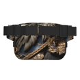thumbnail image 3 of Saiise Sac Banane à Double Compartiment Motif Aigle Chauve Style Noble Sac de Taille Carré Réglable Mains Libres Ceinture de Course Randonnée Sécurité Voyage Bandoulière en Sergé, 3 of 9