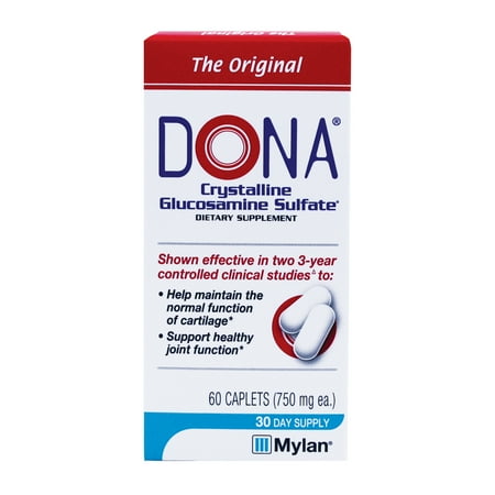 DONA Crystalline Glucosamine Sulfate 60 Caplets