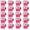 pink, variant on 20pc CPR Mask Keychain Emergency Kit CPR Face Shields for First Aid AED Training