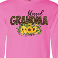 thumbnail image 4 of Inktastic Blessed Grandma Sunflowers and Leopard Print Long Sleeve T-Shirt, 4 of 5