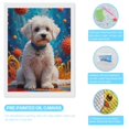 thumbnail image 3 of Diamond Art Kit for Adults, Puppy Dreamy Background Diamond Painting for Adults Beginners, 5D DIY Diamond Art Painting Kits, Colorful Diamond Painting Craft for Home Decor 12x16, 3 of 7