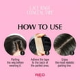 thumbnail image 6 of Red by Kiss Lace Knot Conceal Tape, Ultra-Thin & Skin-Like Silicone Wig Tape for Lace Wig Grids & Knots, Reusable & Sweat-Resistant, Strong Hold Lightweight (Beige, 3Pcs), 6 of 11