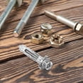 thumbnail image 4 of BESTYASH 30Pcs Portable Hollow Wall Anchors Bolts for Drywall Galvanized Steel Quick and Easy to Use, 4 of 6