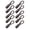 Gunmetal, variant on BOKYAN 10 Sets Zinc Alloy Rope End Snap Hooks 8mm Hanging Bell Fasteners with Screws - Silver